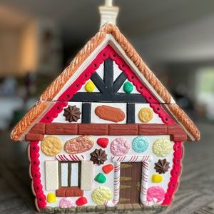 XL vintage Christmas cookie jar